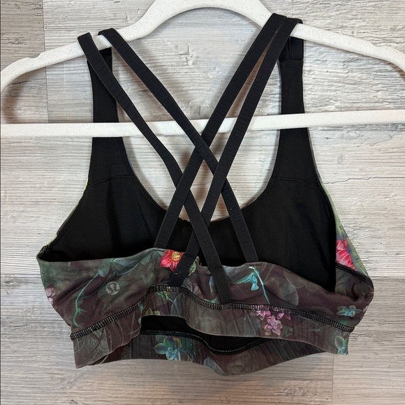 Lululemon Curious Jungle Multi/Black Energy Bra - Picture 3 of 6